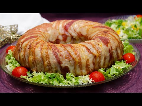 ROSCA DE CARNE Y BACON 🌟 ESPECIAL CENA DE NAVIDAD 🎄