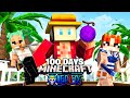 I Survived 100 DAYS In ONE PIECE Minecraft Full Movie