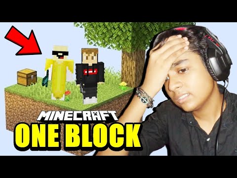 Albedo OP - Playing ONE BLOCK MINECRAFT for the First Time