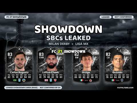 FC 27 Showdown SBCs Leaked: Milan Derby + Tijuana vs Monterrey (How +2 Upgrades Work) #Showdown