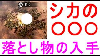 【ほの暮しの庭】シカ・イノシシの落とし物の入手・くくり罠を仕掛ける場所・攻略実況