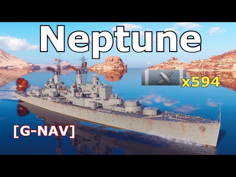 World of WarShips Neptune - 3 Kills 257K Damage