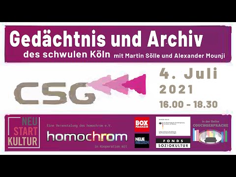 „Gedächtnis und Archiv“ des queeren Köln: das Centrum Schwule Geschichte (CSG)