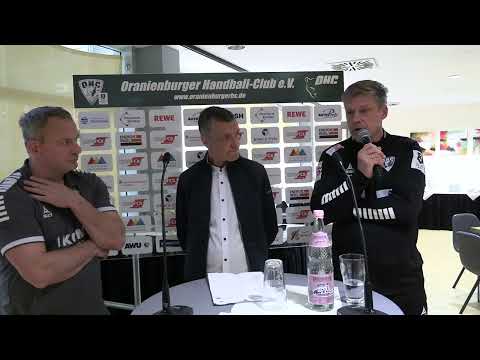 3. Liga: Oranienburger HC - SF Söhre  - Pressegespräch