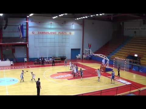 MŽRKL 2015-16 - 4. kolo, ŽKK Trešnjevka 2009 - Kvarner - 1. četvrtina