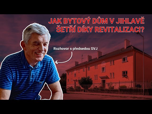 Bytový dům v Jihlavě šetří díky revitalizaci