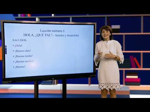 TeleŞcoala: Limba spaniolă – lecţia 1 (@TVR2)