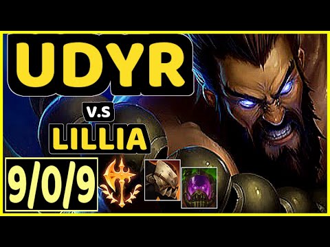 SELFMADE (UDYR) vs LILLIA - 9/0/9 KDA JUNGLE CHALLENGER GAMEPLAY - EUW