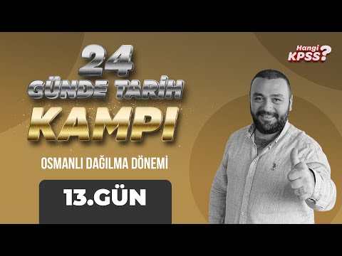 24 Günde KPSS Tarih Kampı - 13. Gün -  Sinan Doğan - Hangi KPSS #kpsstarih #kpsstarihkampı