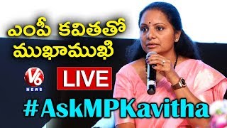 TRS MP Kavitha LIVE | Ask MP Kavitha In Twitter