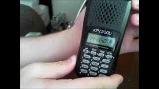 Kenwood TH-K20 Programming Frequencies into Memory.