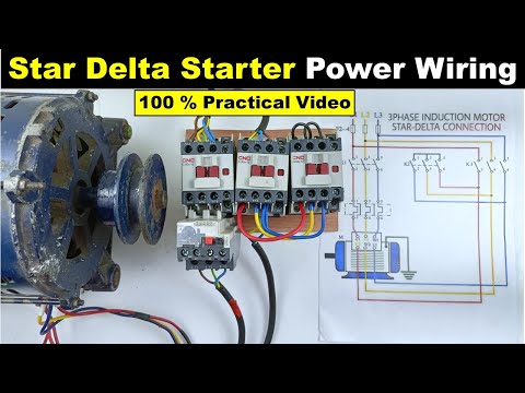 By Doing this You change The Motor Running Direction in Star Delta starter TheElectricalGuy