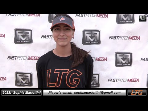 2023 Sophia Mariottini Committed Malloy University Pitcher and Outfielder Softball Skills Video