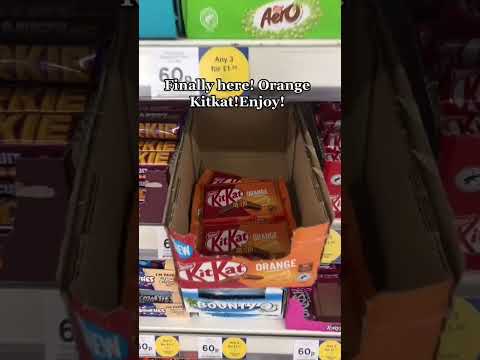 Have you ever tried orange kitkat 😅 #shorts #ashortaday #youtubeshorts #orangekitkat #kitkat