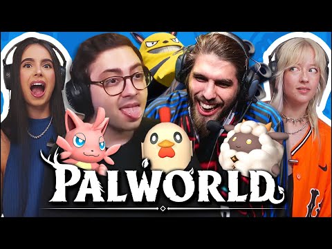 OS STREAMERS ADORARAM MONTAR NO PAL - PALWORLD (JOVENS REAGEM)