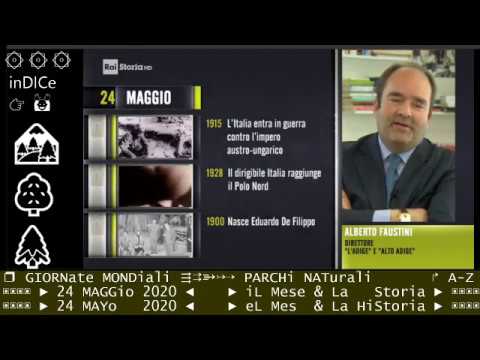 2020 introduzione: Oggi iL 24 maggio, memorie e fatti del giorno // Il giorno e la Storia