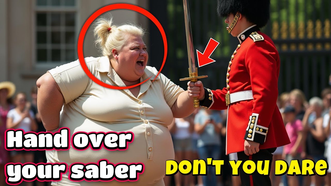 The Audacious Karen Tried To Grab A Saber From The Royal Guard—But She Was Swiftly Put In Her Place