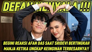 Download lagu BEGINI REAKSI AFAN DA5 SAAT SRIDEVI BERTINGKAH MANJA KETIKA UNGKAP KEINGINAN TERBESARNYA!! mp3