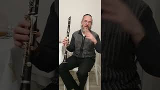 קלארינעט, סקיילס 6 Clarinet lesson in Yiddish