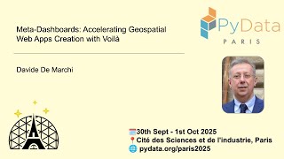 Meta-Dashboards: Accelerating Geospatial Web Apps Creation with Voilà