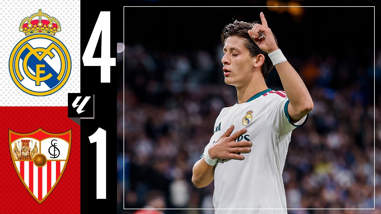 Real Madrid CF 4 - 1 Sevilla FC highlights