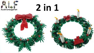 LEGO Seasonal 40426 Christmas Wreath 2in1 Speed Build