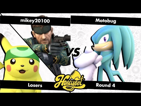 mikey20100 (Snake, Pikachu) vs Motobug (Knuckles) - Honeypot 2 - Top 8 Losers Round 4