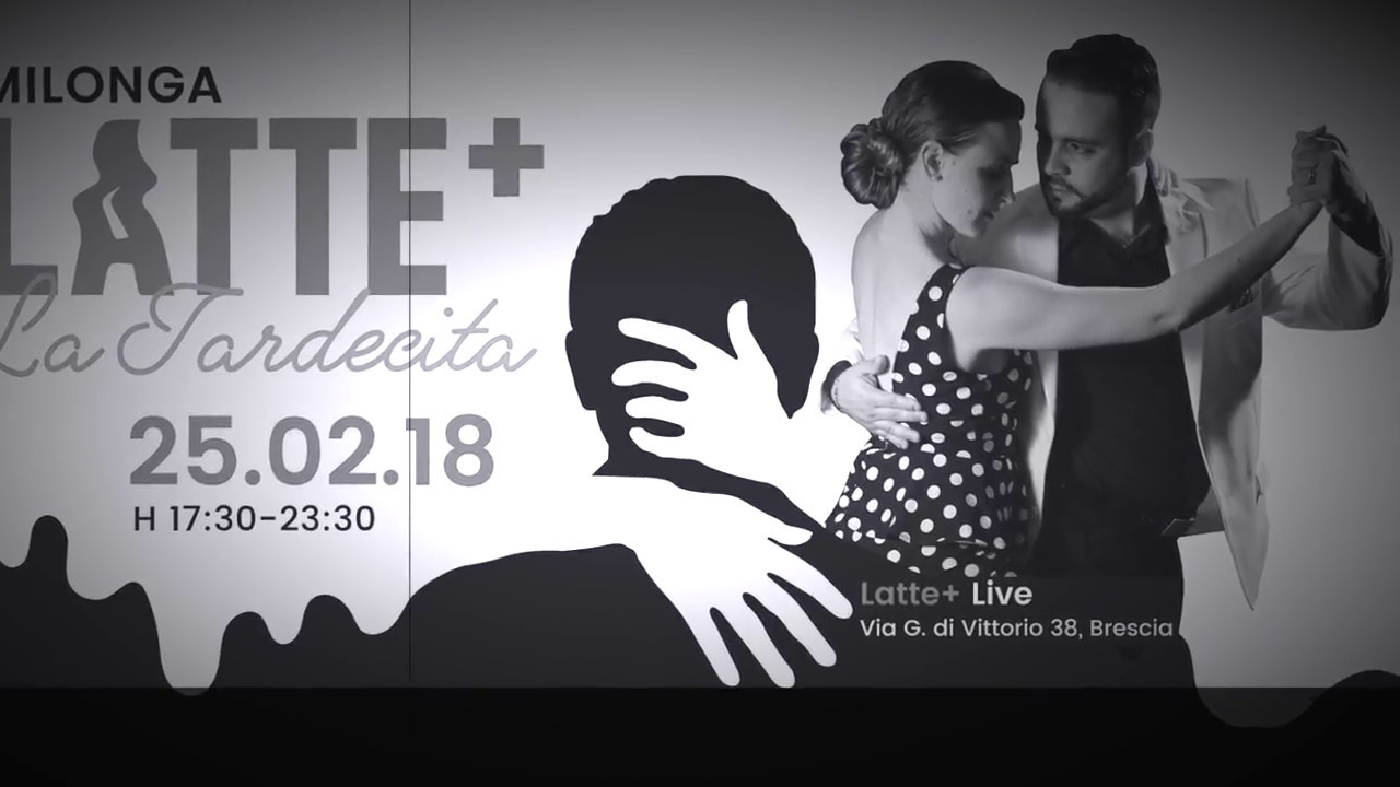 Claudia Cavagnini y John Zabala 3/5 Tango, Sin Sabor (Milonga Latte + Brescia Italia)