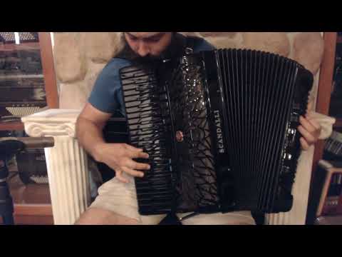 SCANAIRVIAB - All Black Scandalli Air VI Piano Accordion LMMH 41 120 $13499