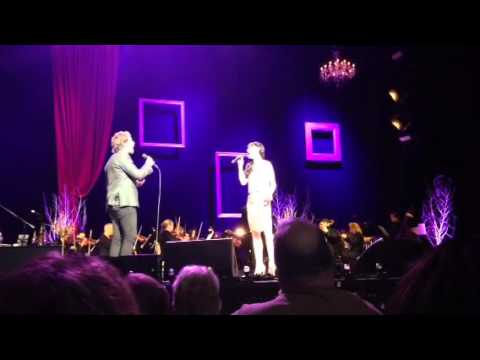 Josh Groban and Lena Hall