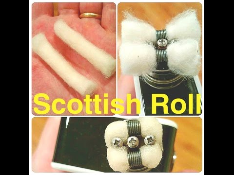 RiP Trippers Vaping: The Scottish Roll Wicking Technique!