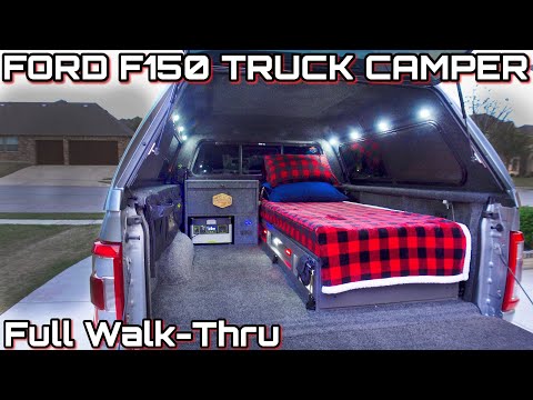 Ford F150 Truck Camper : Full walk-through and tour