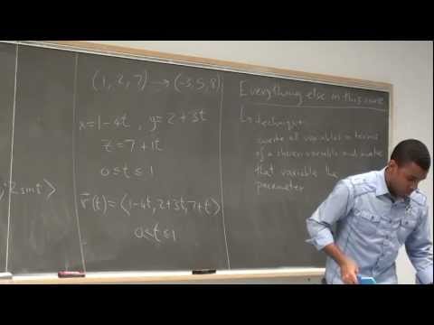 Math 392 Lecture 1 - Introduction and Parametrizing curves