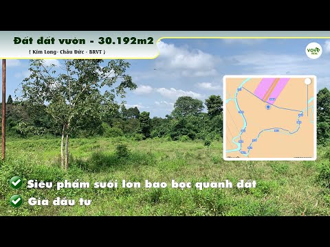 B198 (24 tỷ) Bán 3ha đất đỏ, view suối bao quanh, 600m2 thổ cư, giá khá tốt Kim