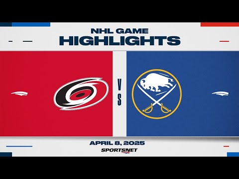 NHL Highlights | Hurricanes vs. Sabres - April 8, 2025