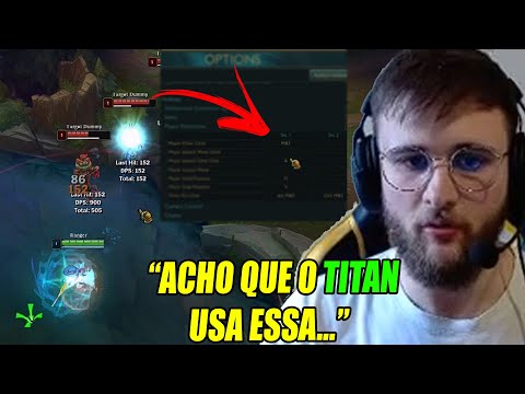 Essas são as configurações pra CAITAR (Kiting)