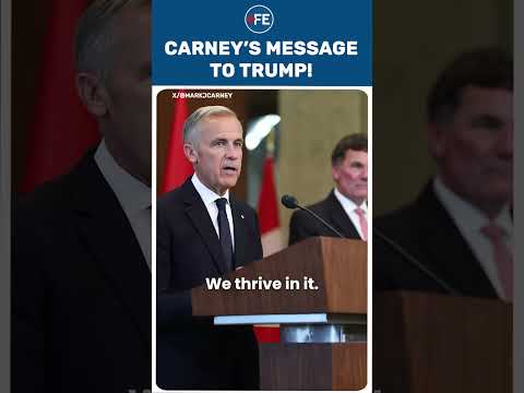 Mark Carney Sends Trump a Message: “We Make Our Own Weather” #shorts