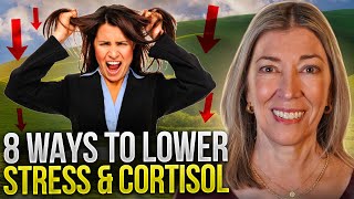 8 Ways To Lower Your Stress & Cortisol #stressmanagement #anxietyrelief