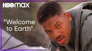 Independence Day | Aliens Attack with an Explosive Canyon Chase | HBO Max