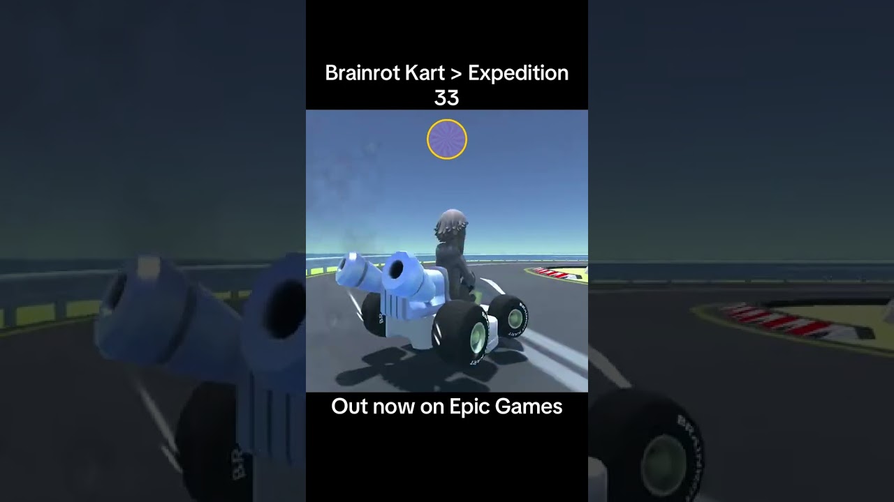 Brainrot Kart the real game of the year 🔥 Buy now on Epic Games #shorts