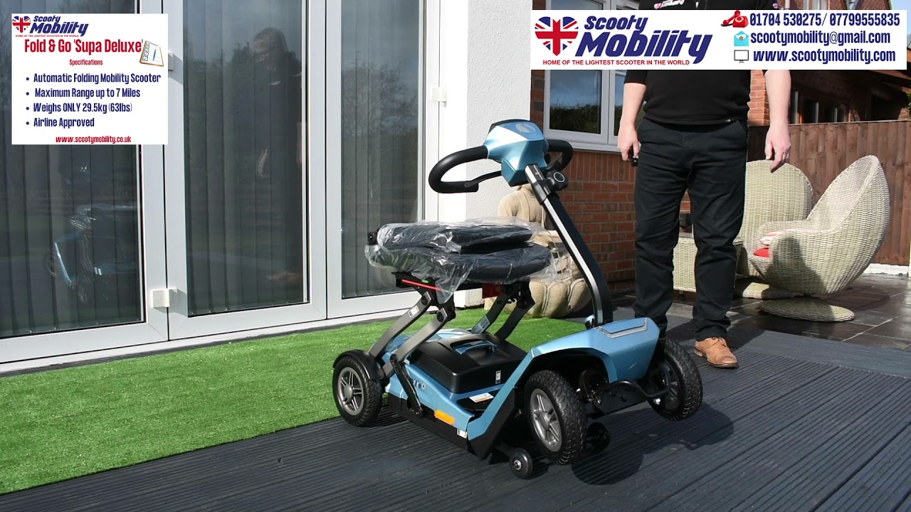 Fold & Go Super Deluxe Autofolding Mobility Scooter