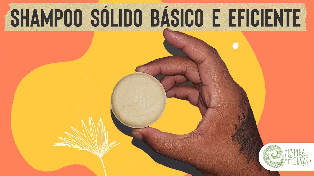Como fazer SHAMPOO SÓLIDO eficiente e com BAIXO CUSTO - faça seu shampoo vegano e ecológico