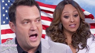 Tamera Mowry's husband Adam says African Americans should celebrate the 4th of July