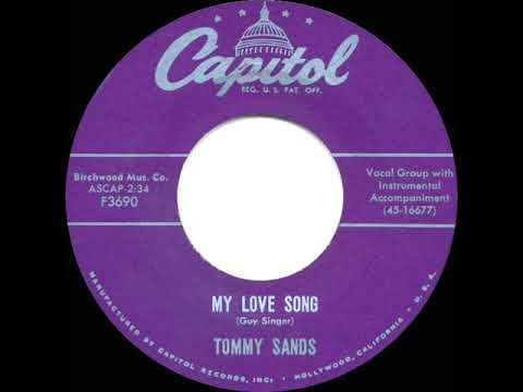 1957 HITS ARCHIVE: My Love Song - Tommy Sands