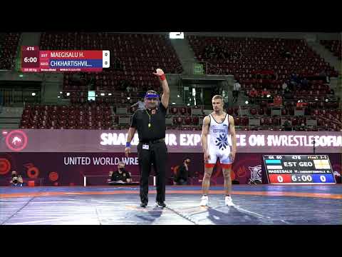 BRONZE GR - 60 kg: H. MAEGISALU (EST) v. D. CHKHARTISHVI (GEO)