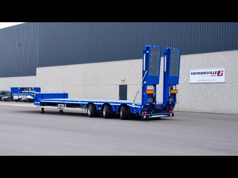 Faymonville - MultiMAX-Plus low loader with liftable loading platform, grating floor & double ramps