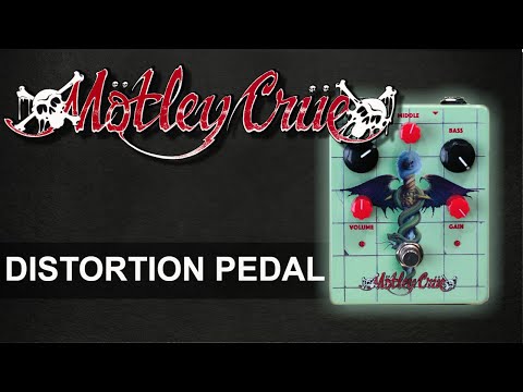 MOTLEY CRUE SOLD OUT Dr. Feelgood 30th Anniversary Guitar Distortion Effects Pedal  RARE Mick Mars 2019 - Sea Foam Green image 20