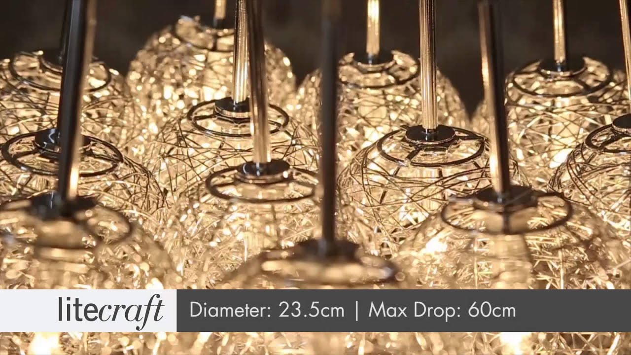 Astratto 12 Light Ceiling Pendant Light | Litecraft - Lighting Your Home