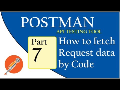 API Testing using Postman: Fetch request content: request object Video