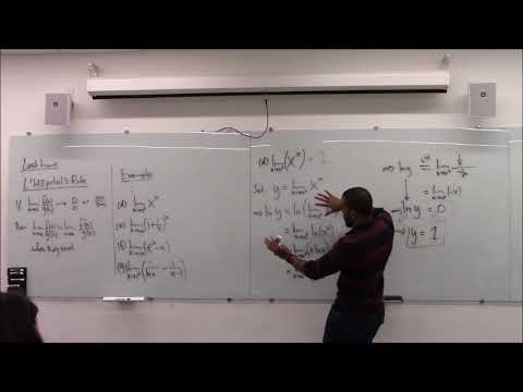 Math 1203-R03 Lecture 18 - More L'Hôpital's Rule